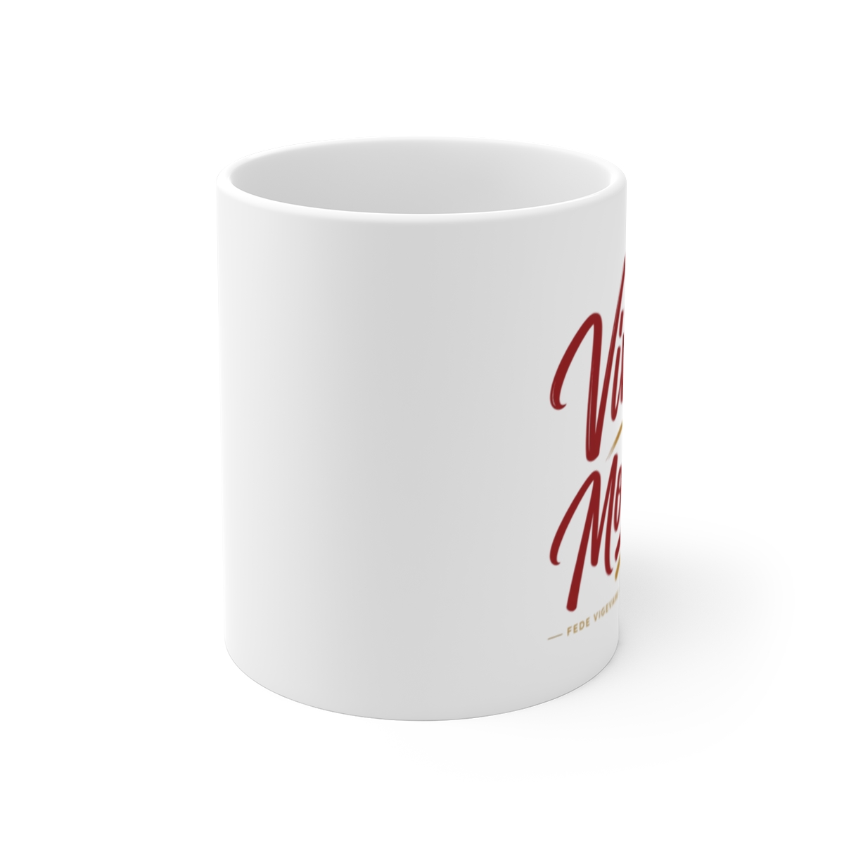 Fede Vigevani "Vive el Momento" White Mug - Official mugs merchandise