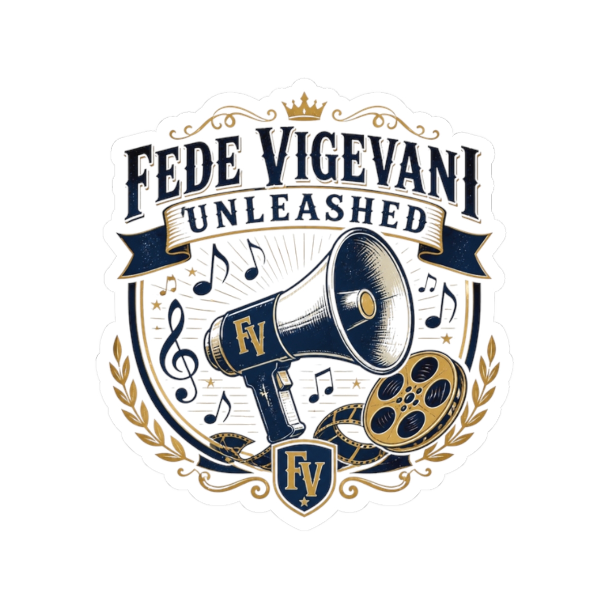 Fede Vigevani "Fede Vigevani Unleashed" Sticker - Official stickers merchandise