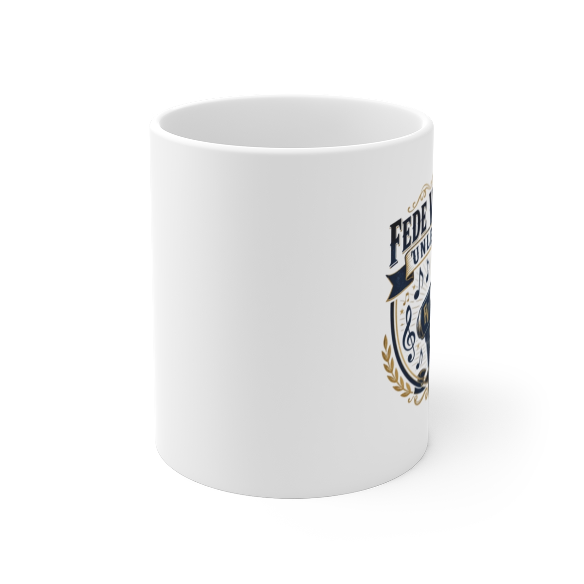 Fede Vigevani "Fede Vigevani Unleashed" White Mug - Official mugs merchandise