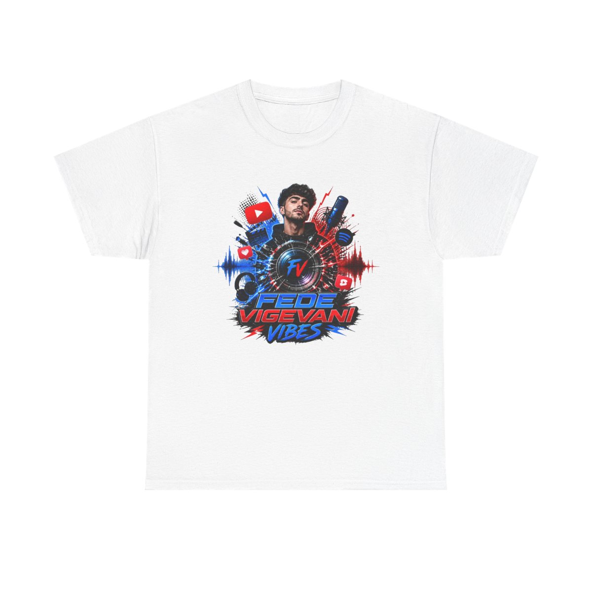 Fede Vigevani "Fede Vigevani Vibes" Unisex Tee - Official t-shirts merchandise