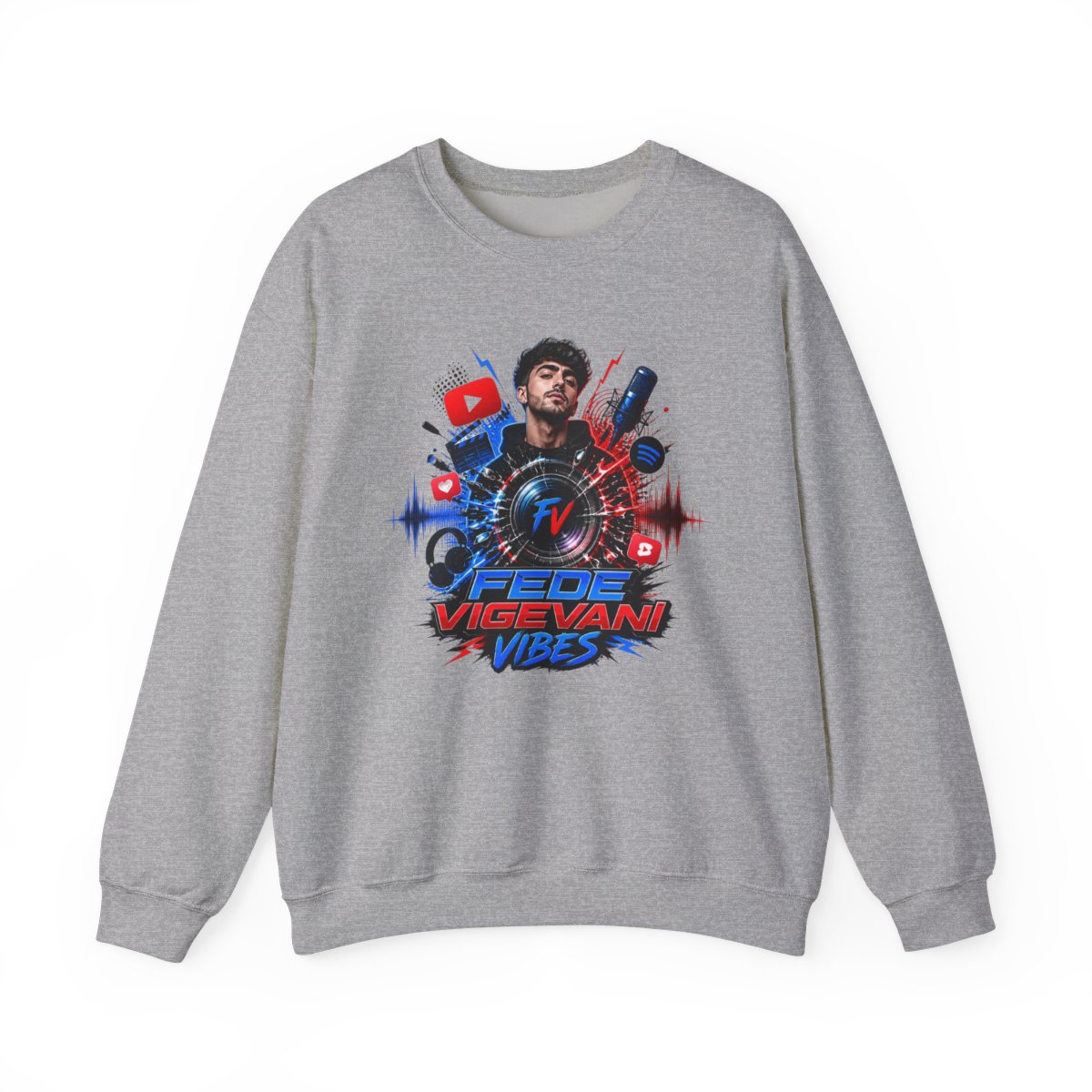 Fede Vigevani "Fede Vigevani Vibes" Crewneck - Official sweatshirts merchandise