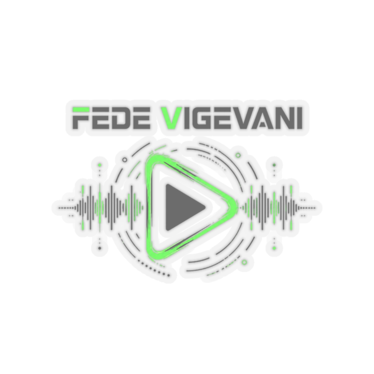 Fede Vigevani Sticker - Official stickers merchandise