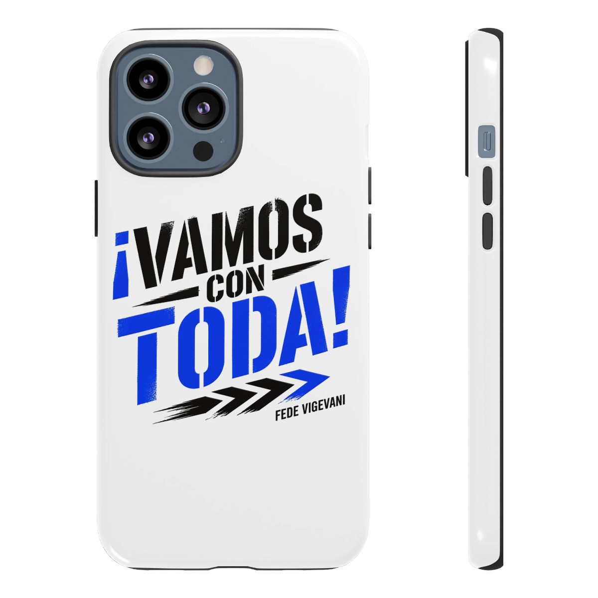 Fede Vigevani "¡Vamos con Toda!" Phone Case - alternate angle 2, merchandise