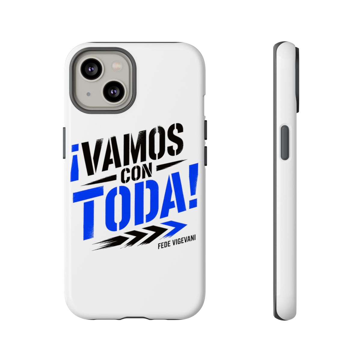 Fede Vigevani "¡Vamos con Toda!" Phone Case - alternate angle 3, merchandise