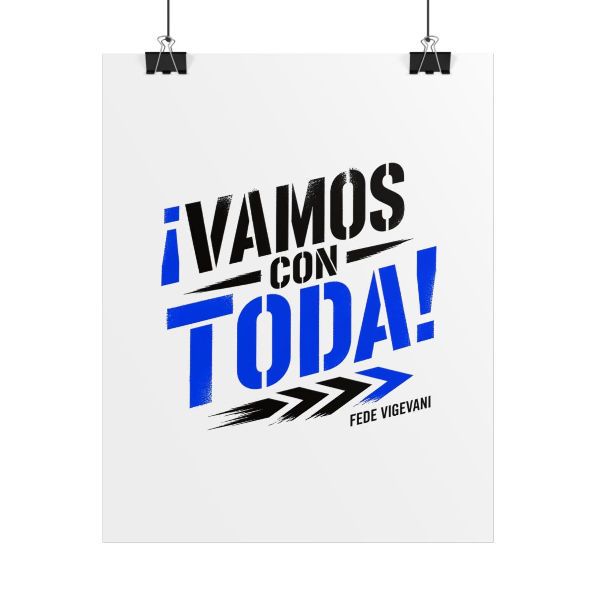 Fede Vigevani "¡Vamos con Toda!" Poster
