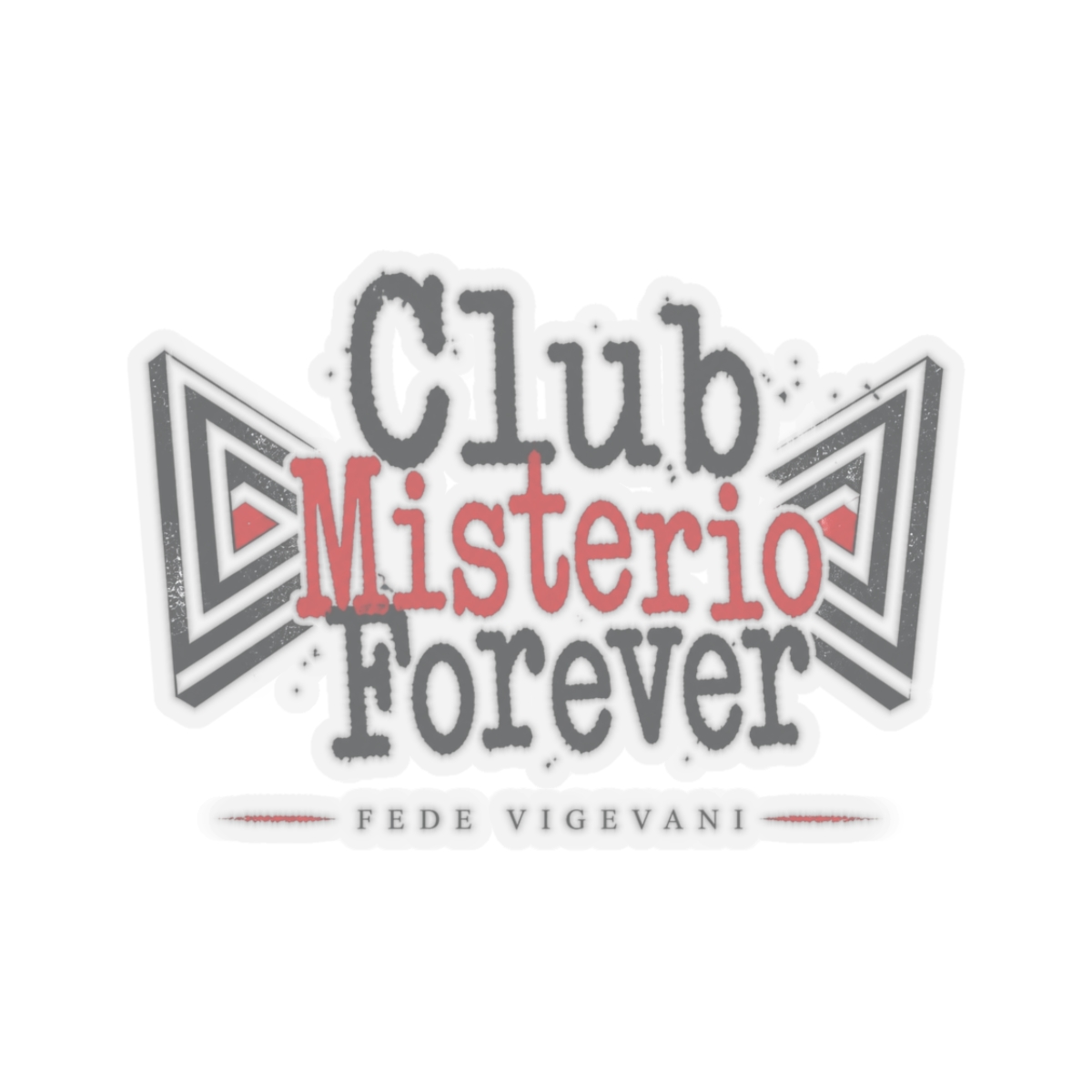 Fede Vigevani "Club Misterio Forever" Sticker - alternate angle 2, merchandise