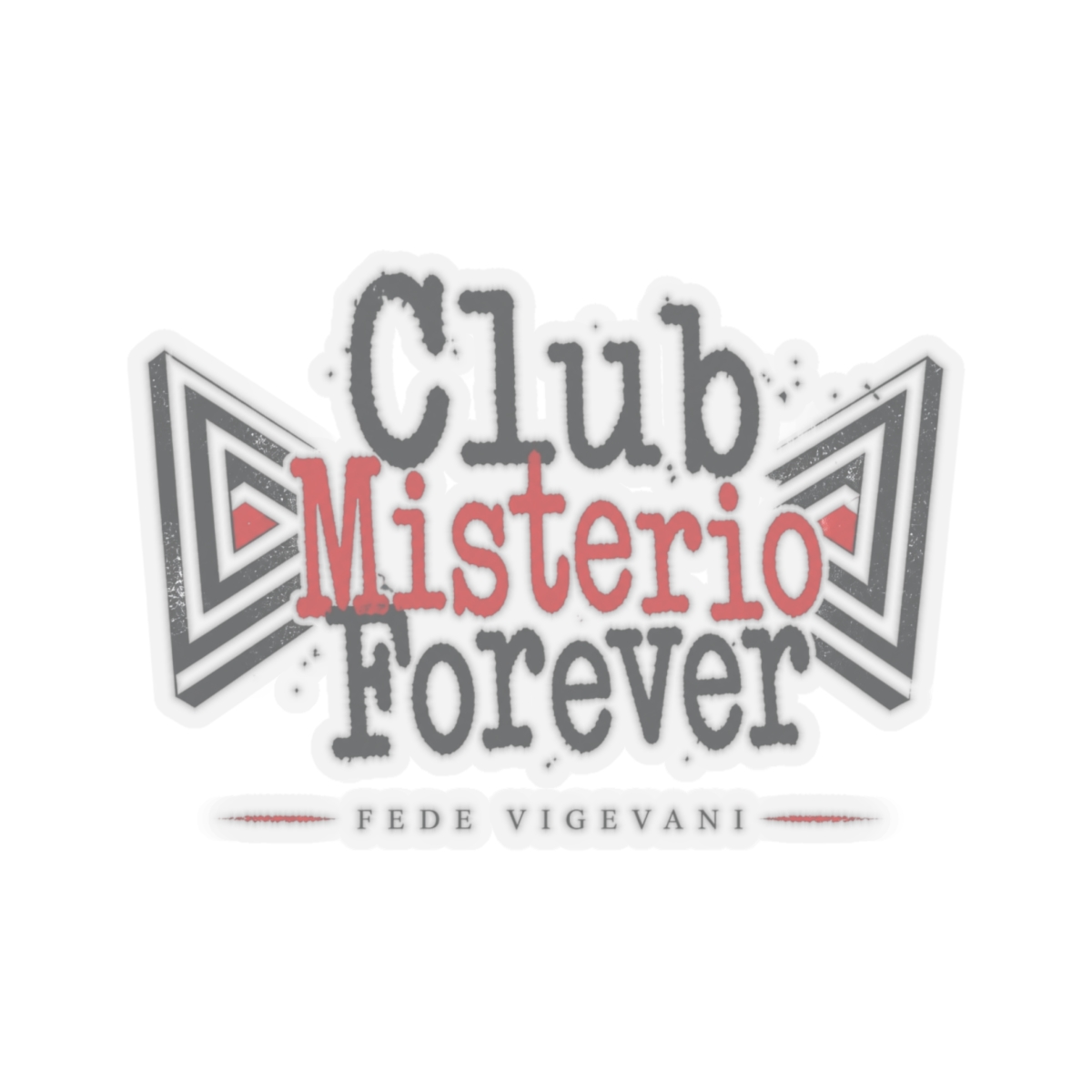 Fede Vigevani "Club Misterio Forever" Sticker - alternate angle 3, merchandise