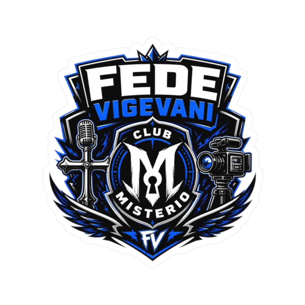 Fede Vigevani "Club Misterio" Sticker - Official stickers merchandise