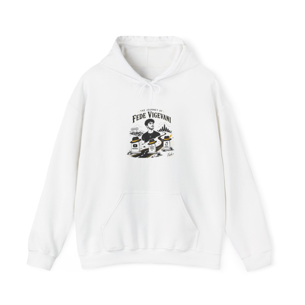 Fede Vigevani "The Journey of Fede Vigevani" Hoodie - Official hoodies merchandise