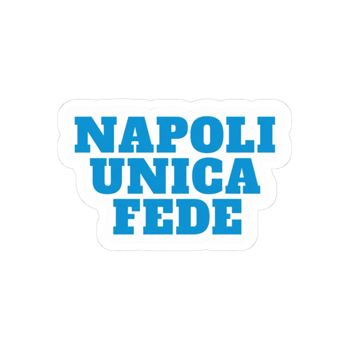 Napoli Unica Fede Vigevani Sticker - Official stickers merchandise