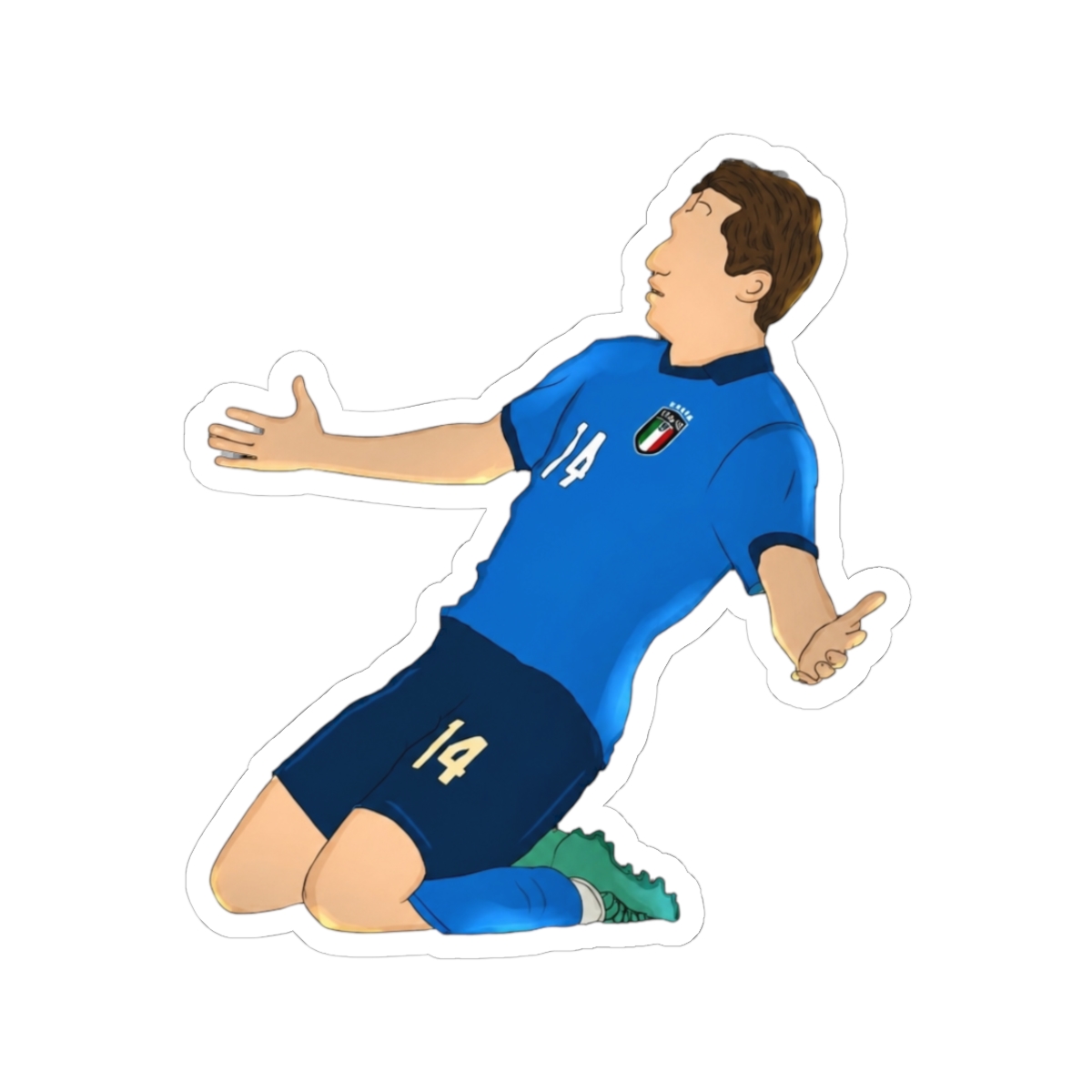 Fede chiesa italia Vigevani Sticker - Official stickers merchandise