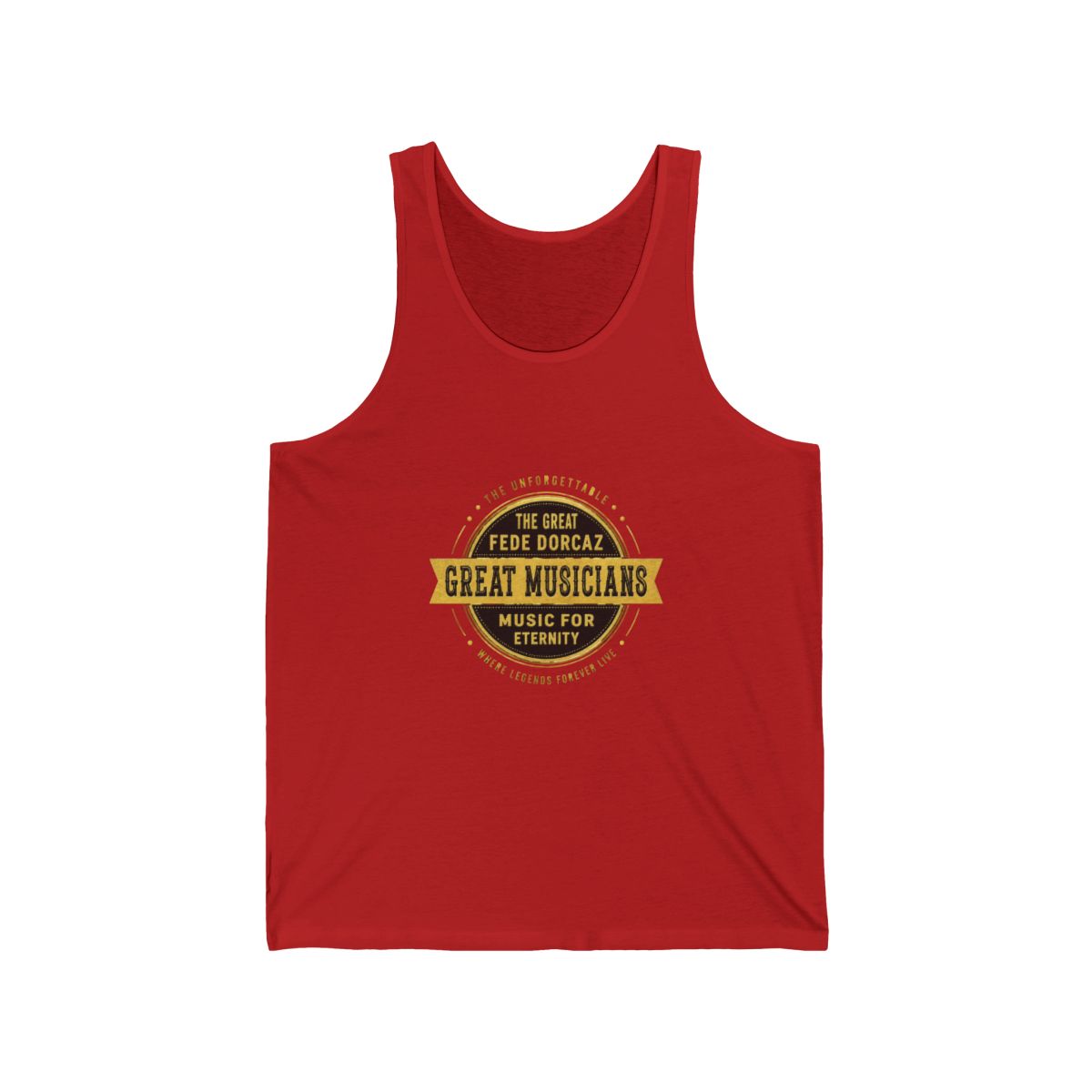 Fede Dorcaz 11/26 Music D5089 Tank Top | Fede Vigevani - Official tank-tops merchandise