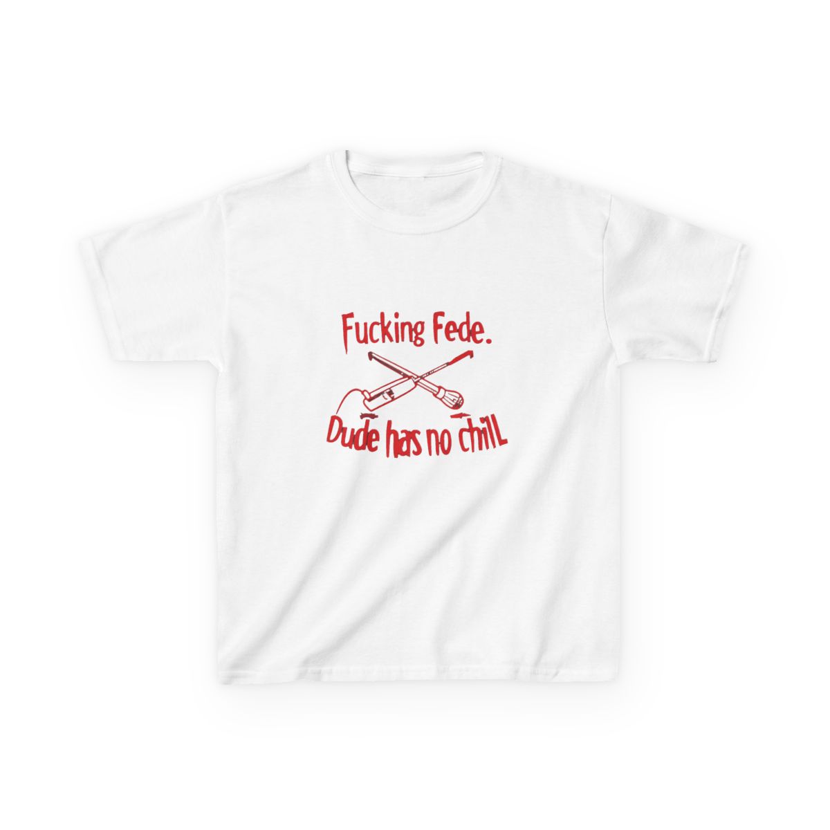 Fede Has No Chill Kids T-Shirt | Fede Vigevani - Official t-shirts merchandise